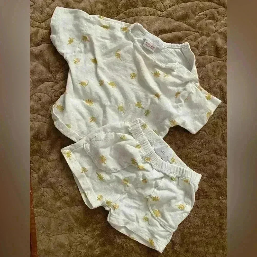 Zara Baby Dino Shorts and Tee Playset